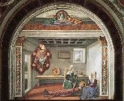Domenicho Ghirlandaio Tod der Hl.Fina painting